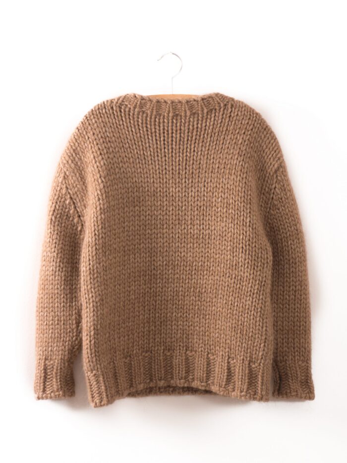 INTARSIA JUMPER GAJE ALMA S.B. BEIGE - Image 3