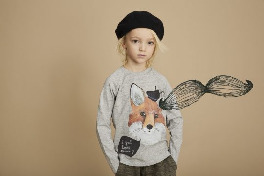 VIGGO T-SHIRT GREY MELANGE FRENCHFOX