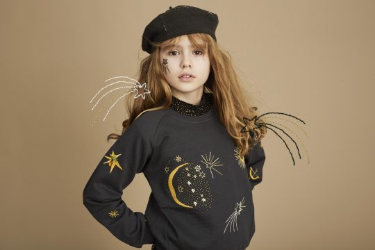 BABS SWEATSHIRT PEAT GALAXY EMBROIDERY