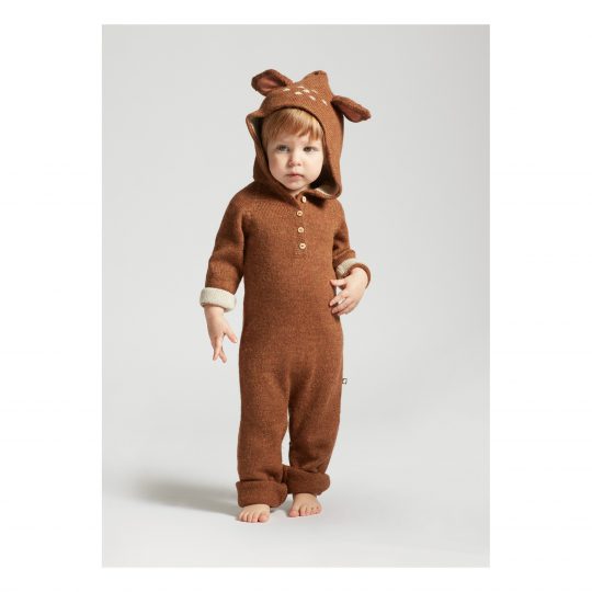 BAMBI ALPACA HOODED PLAYSUIT