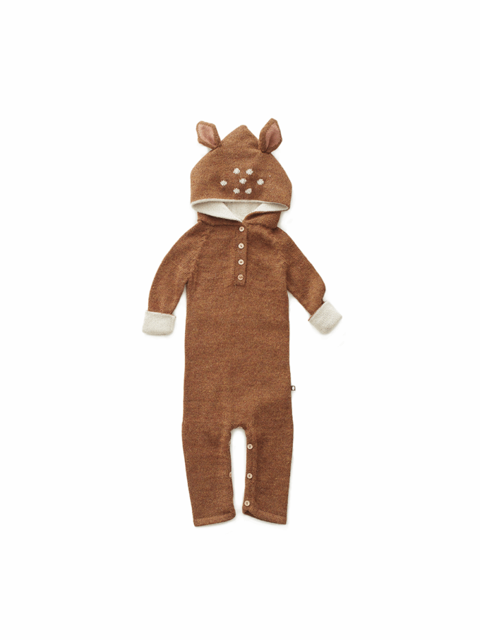 BAMBI ALPACA HOODED PLAYSUIT - Image 2