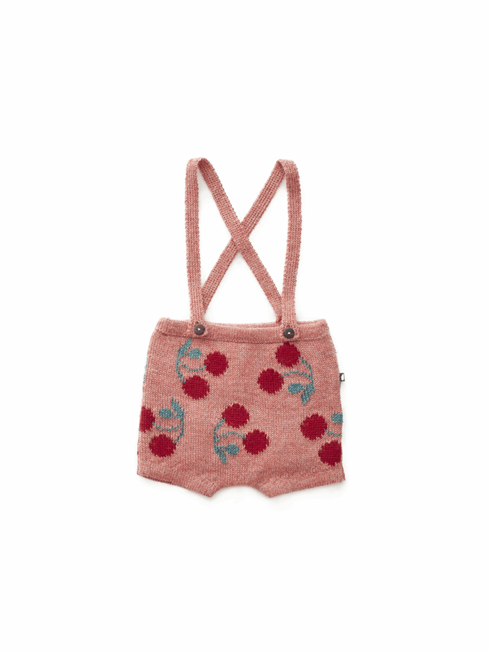SUSPENDER SHORTS ROSE CHERRY - Image 1
