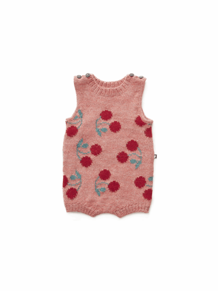 TANK ROMPER ROSE CHERRY