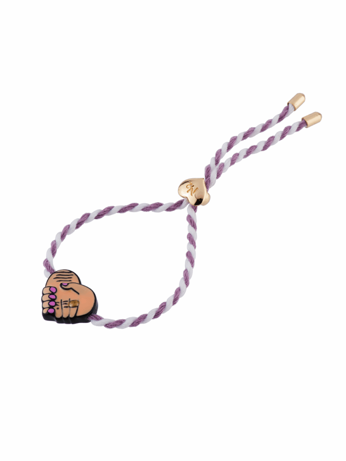 INTERLACED HANDS LACE BRACELET - Image 1