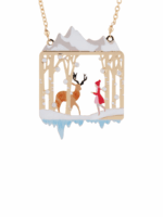 MEETING BETWEEN GERDA AND THE REINDEER IN THE WOODS NECKLACE - Image 2
