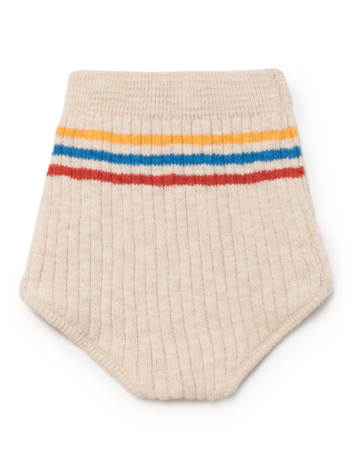 WHITE KNITTED CULOTTE - Image 2
