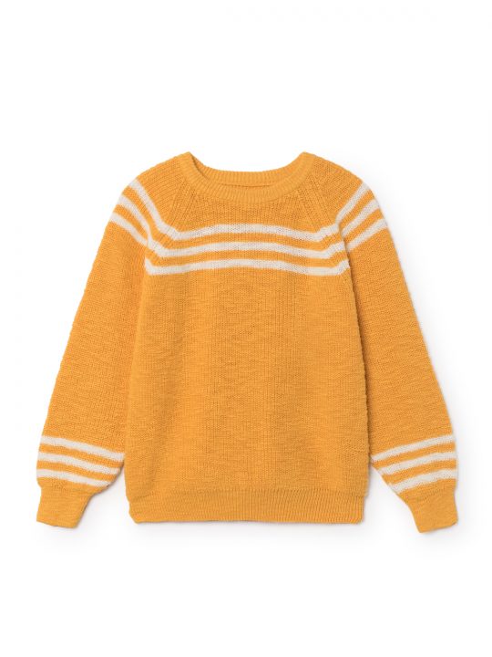 YELLOW KNITTED JUMPER