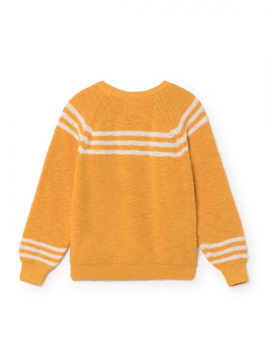 YELLOW KNITTED JUMPER