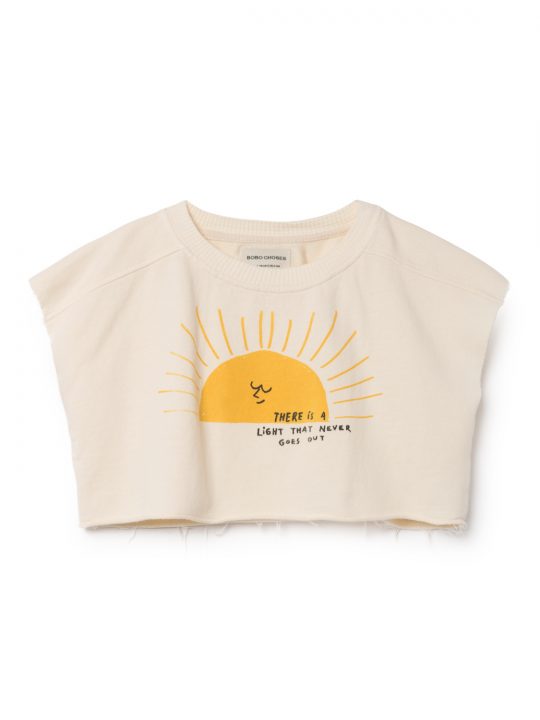 SUN CROPPED SWEATSHIRT