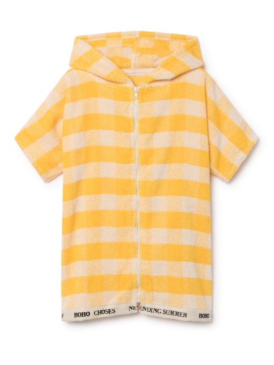 YELLOW VICHY PONCHO