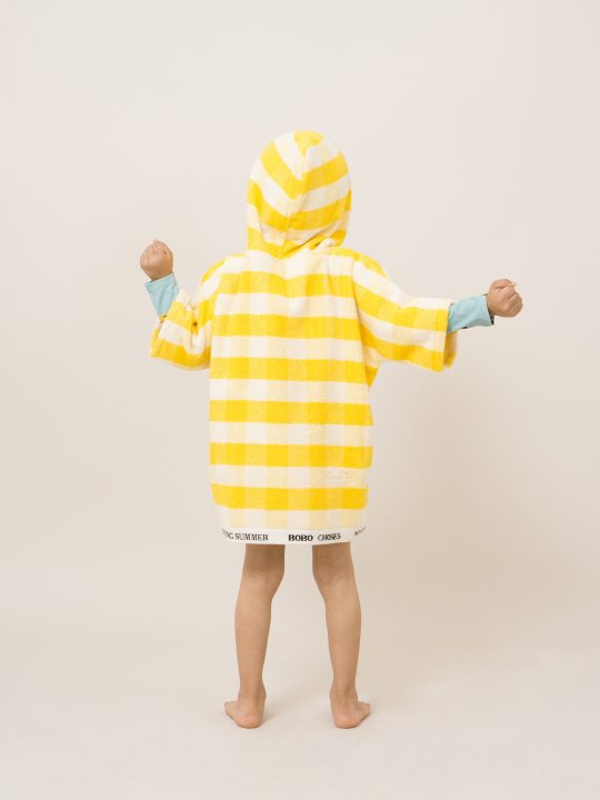 YELLOW VICHY PONCHO