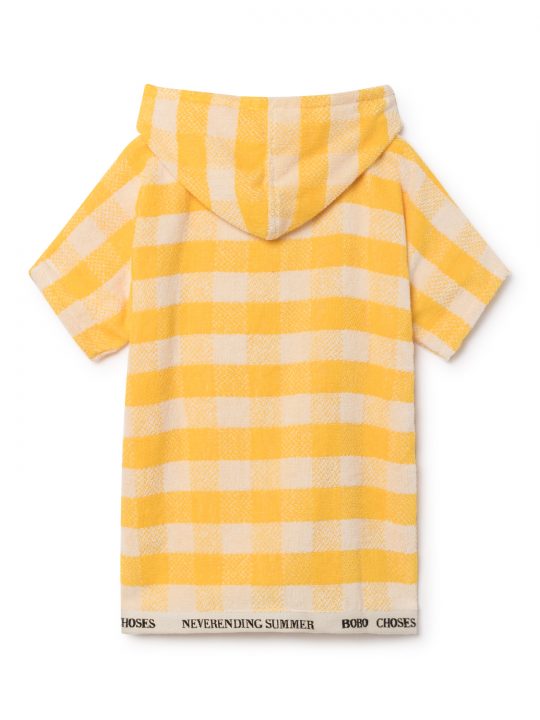 YELLOW VICHY PONCHO