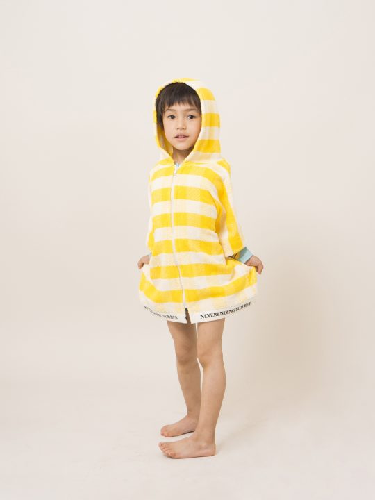 YELLOW VICHY PONCHO