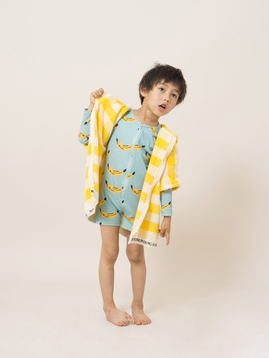 YELLOW VICHY PONCHO