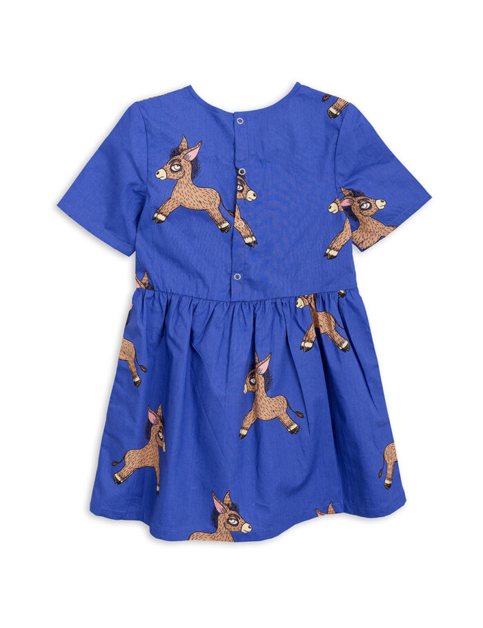 DONKEY WOVEN DRESS BLUE - Image 2