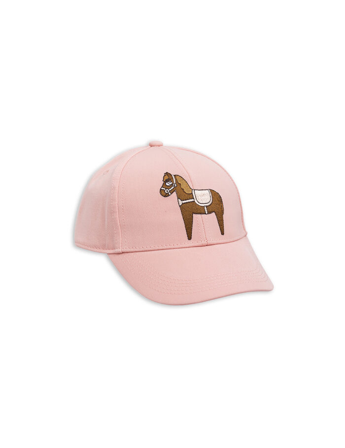 HORSE EMBROIDERY CAP PINK - Image 1
