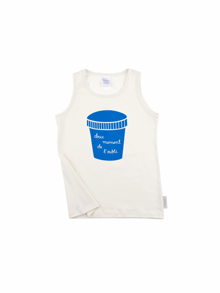 BIG ICE CREAM POT GRAPHIC TANK TOP - Image 1