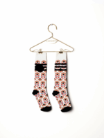 LONG SOCKS STRIPES BLACK