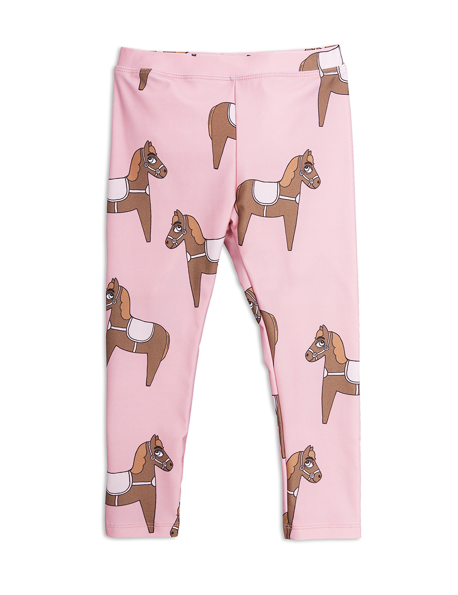 HORSE FANCY LEGGINGS / SWIMWEAR PINK – Le Wardrobe