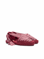 JEAN FLAT GINGHAM BERIBBONED ESPADRILLE - Image 2
