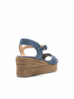 PEEP-TOE WEDGE ESPADRILLE WITH A CROSSED UPPER - Image 2