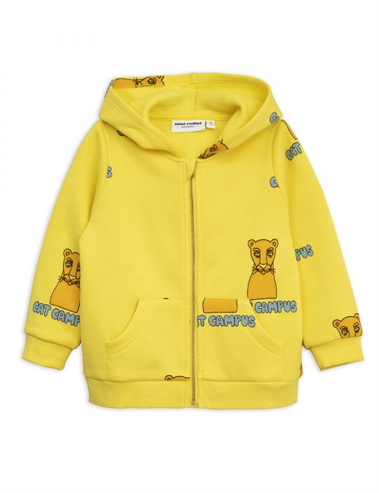 CAT CAMPUS ZIP HOOD YEOLLW