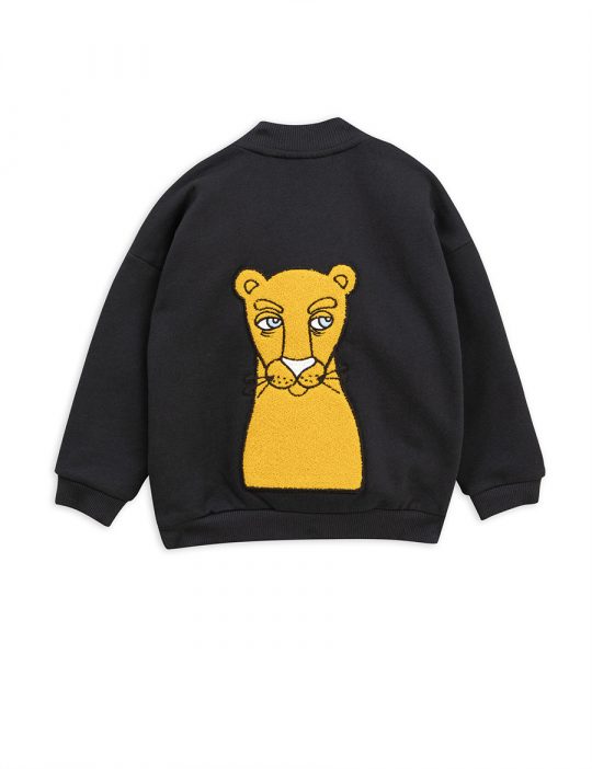 CAT PATCH BSB CARDIGAN BLACK