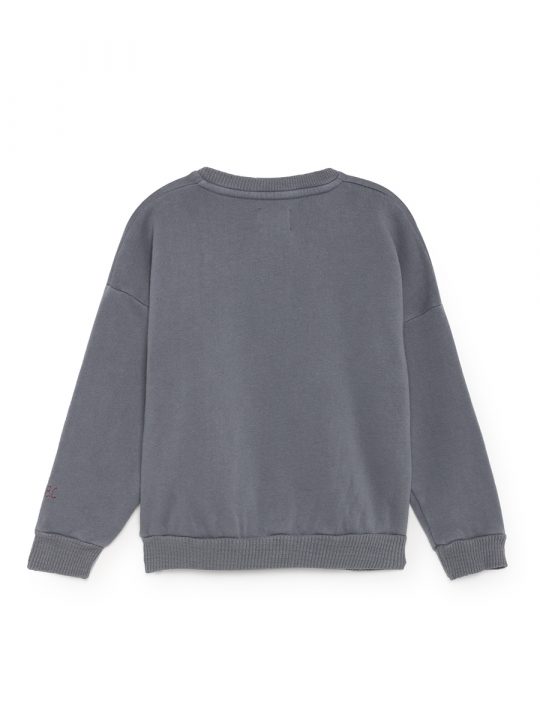 ALWAYS NEVER ROUND NECK SWEATSHIRT DUSTY BLUE