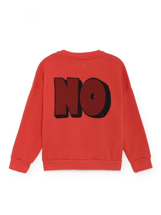 YES NO ROUND NECK SWEATSHIRT