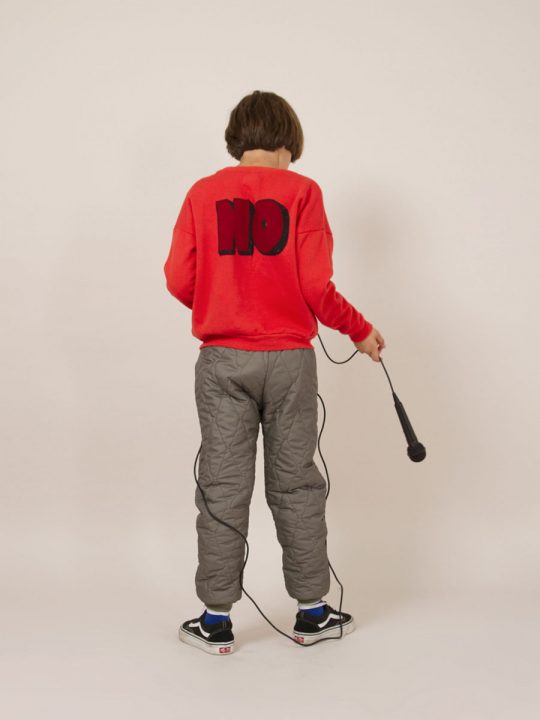 YES NO ROUND NECK SWEATSHIRT