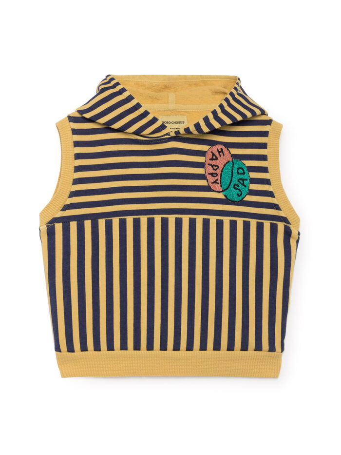 HAPPY SAD SLEEVELESS SWEATSHIRT - Image 1