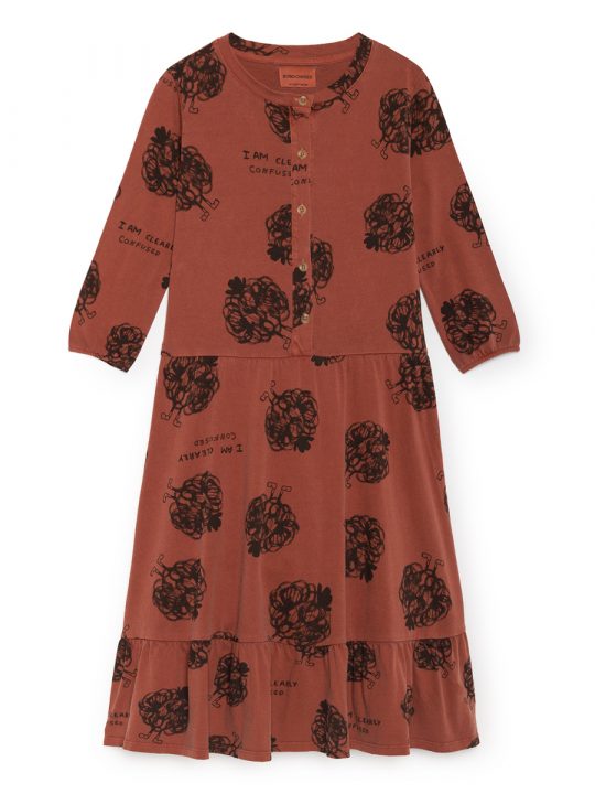 CLEARLY CONFUSED BUTTONS DRESS