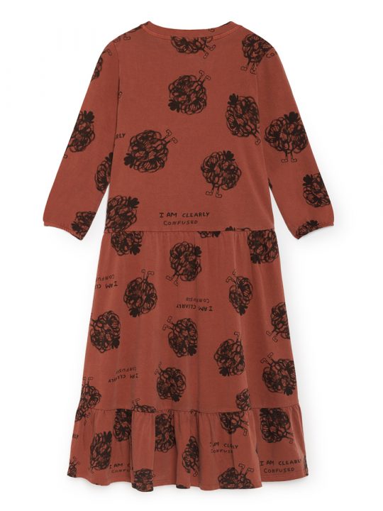 CLEARLY CONFUSED BUTTONS DRESS