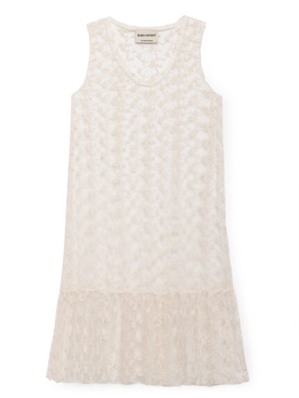 TULLE DROPPED WAIST DRESS