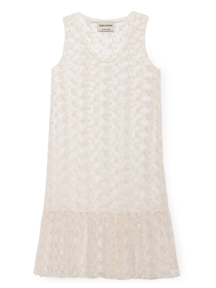 TULLE DROPPED WAIST DRESS - Image 1