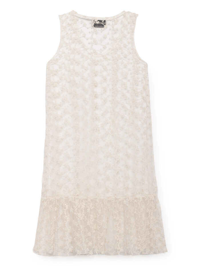 TULLE DROPPED WAIST DRESS - Image 2