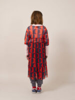 DARK LIGHT TULLE FLOUNCE DRESS - Image 4