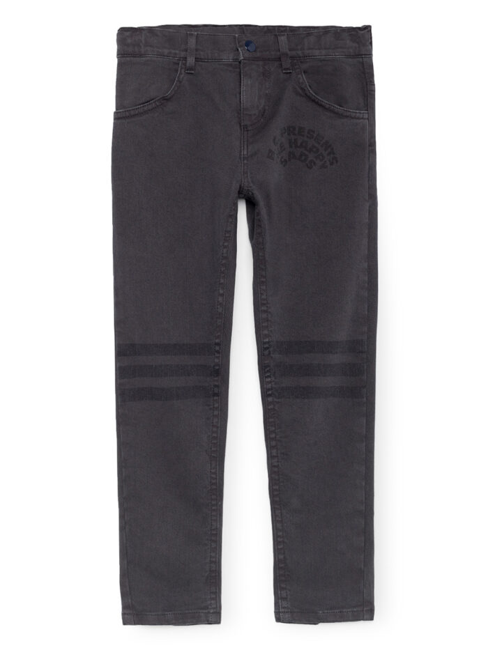 BLACK SLIM FIT TROUSERS - Image 2
