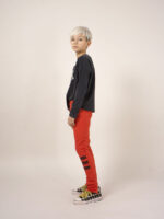 RED SLIM FIT TROUSERS - Image 4