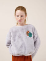 HAPPY SAD FAUX FUR SWEATSHIRT - Image 4