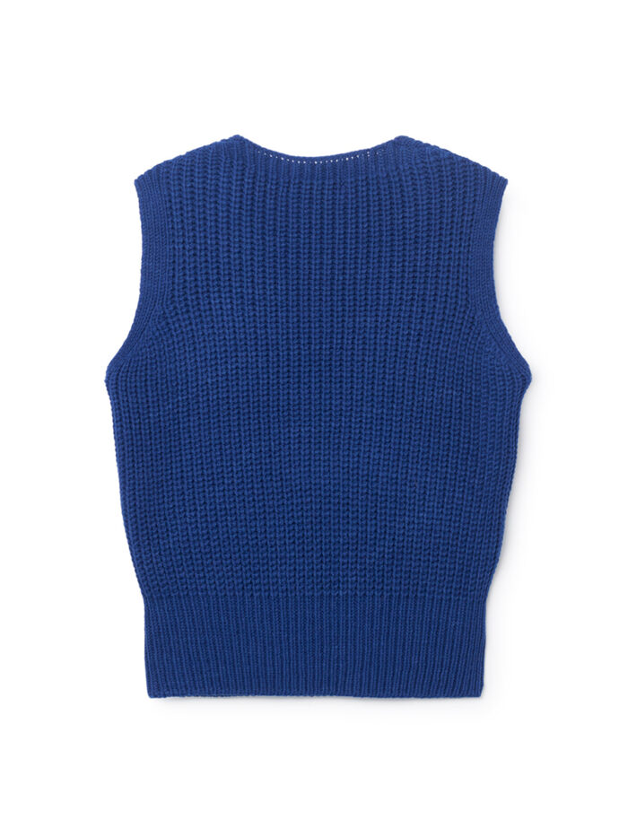 BLUE B.C. KNITTED VEST - Image 2