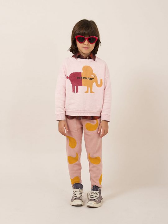 PINK KNITTED TROUSERS