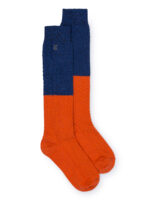 BLUE AND RED LONG SOCKS