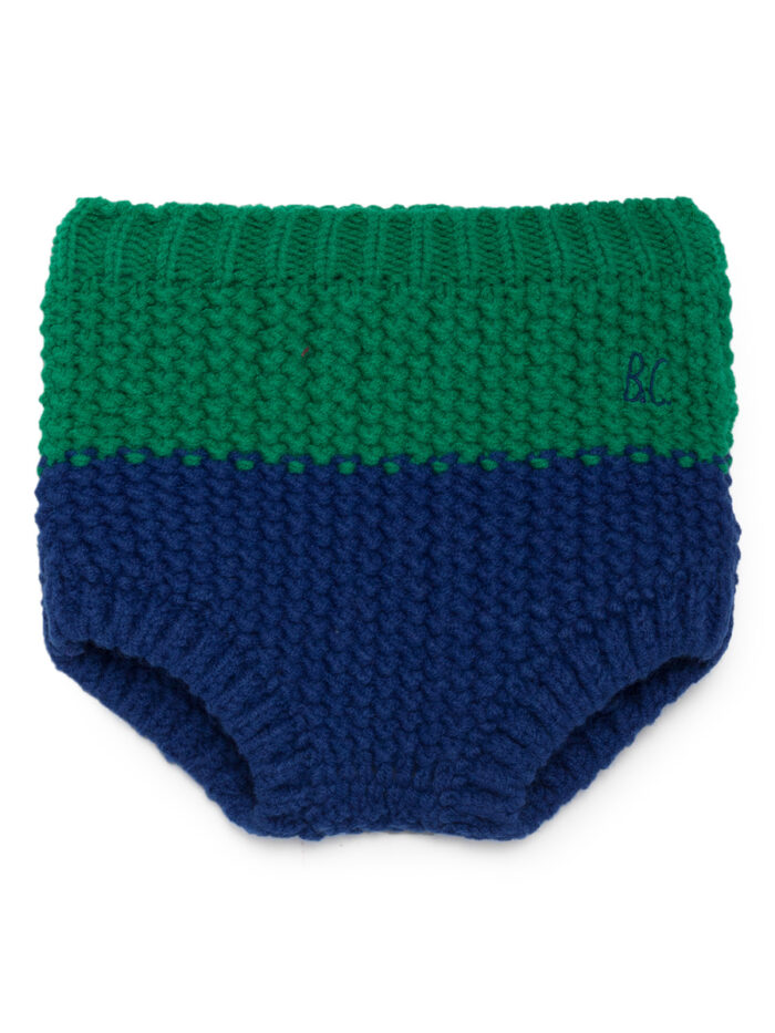BLUE KNITTED CULOTTE - Image 1