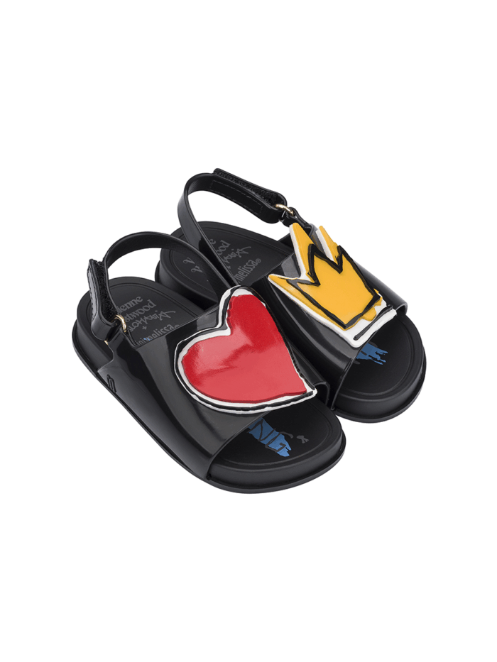 MINI VIVIENNE WESTWOOD BEACH SLIDE BLACK - Image 1