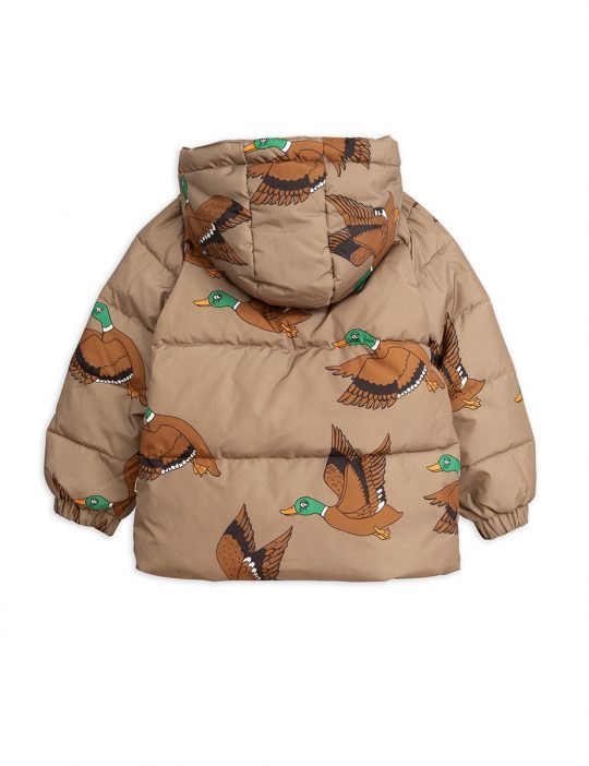 DUCKS PUFFER JACKET BROWN