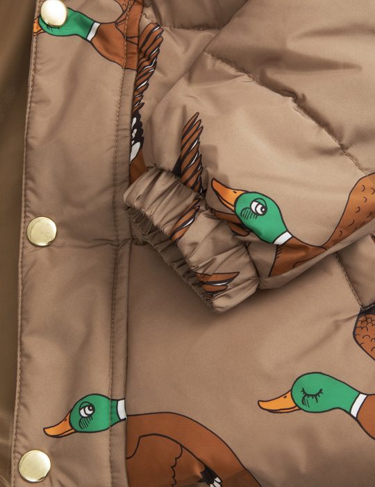 DUCKS PUFFER JACKET BROWN