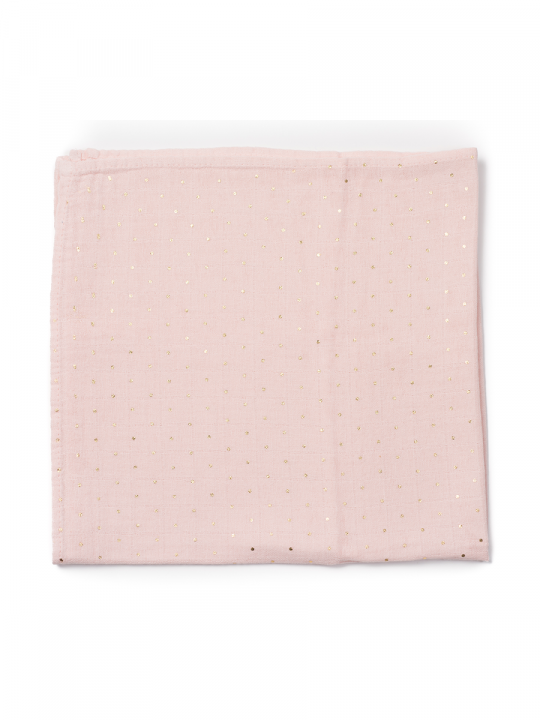 POLKA-DOT SCARF / NAPPY ROSE PETALE