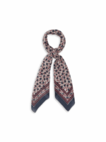 OVERDYED FLORAL SCARF MASTIC
