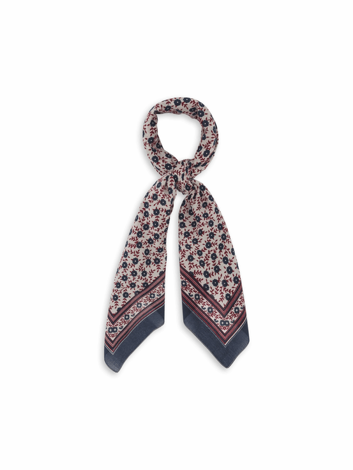 OVERDYED FLORAL SCARF MASTIC - Image 1